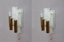 A pair of ice glass sconces,
J. T. Kalmar,
Austr...