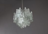 iceglass hanging lamp,
Kalmar Austria 1970.
crys...