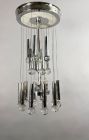 Gaetano Sciolari Chrome Glass Ball Chandelier,
It...