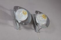 2 Wall lamps,
Carlo Nason,
Italy 1970,
Chrome w...