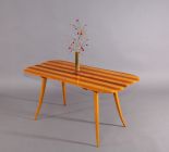 Coffeetable,
Vienna 1950,
twotone design,
cherr...