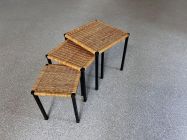 three nasting tables,
attributed Carl Auböck,
V...